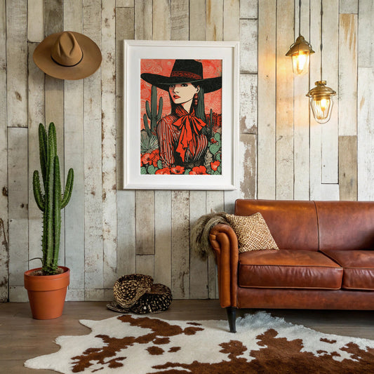 Scarlet Ribbons Dance Through Cactus Gardens