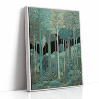 Whispers Through Teal Canopy