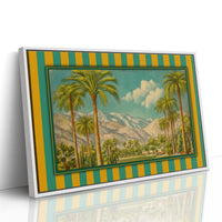 Palms Bow To Mountain Majesty