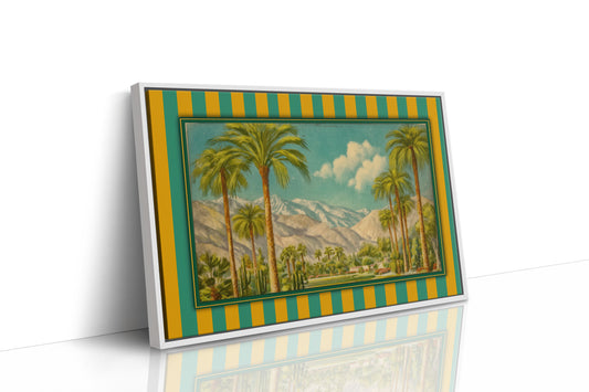 Palms Bow To Mountain Majesty