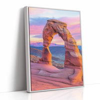 Delicate Arch at Dusk in Painted Sky