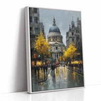 London on a Grey and Golden Evening