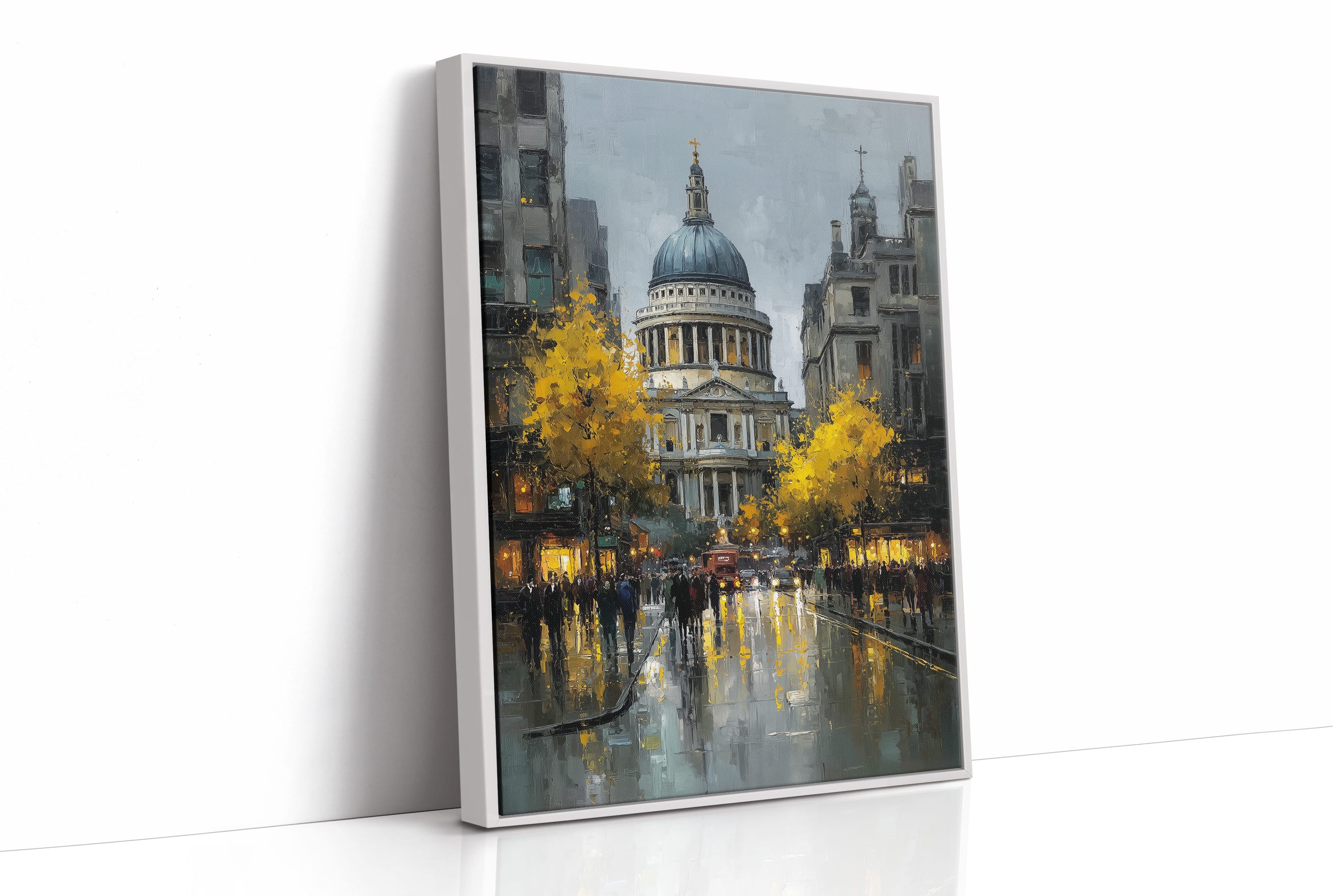 London on a Grey and Golden Evening