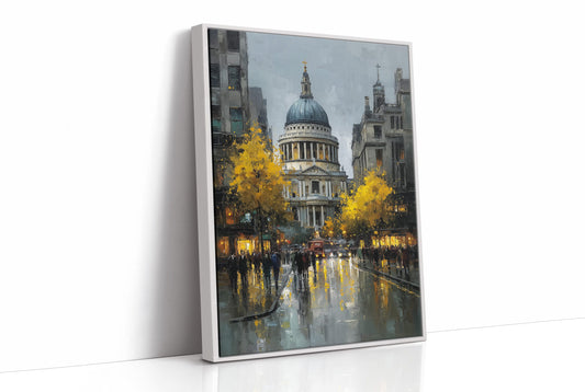 London on a Grey and Golden Evening