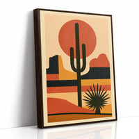 Southwest Sunset Saguaro Silhouette