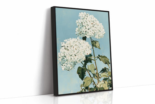 White Hydrangea Sky Bloom