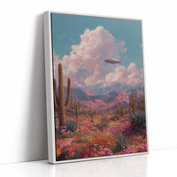 Desert Bloom Beneath Strange Skies
