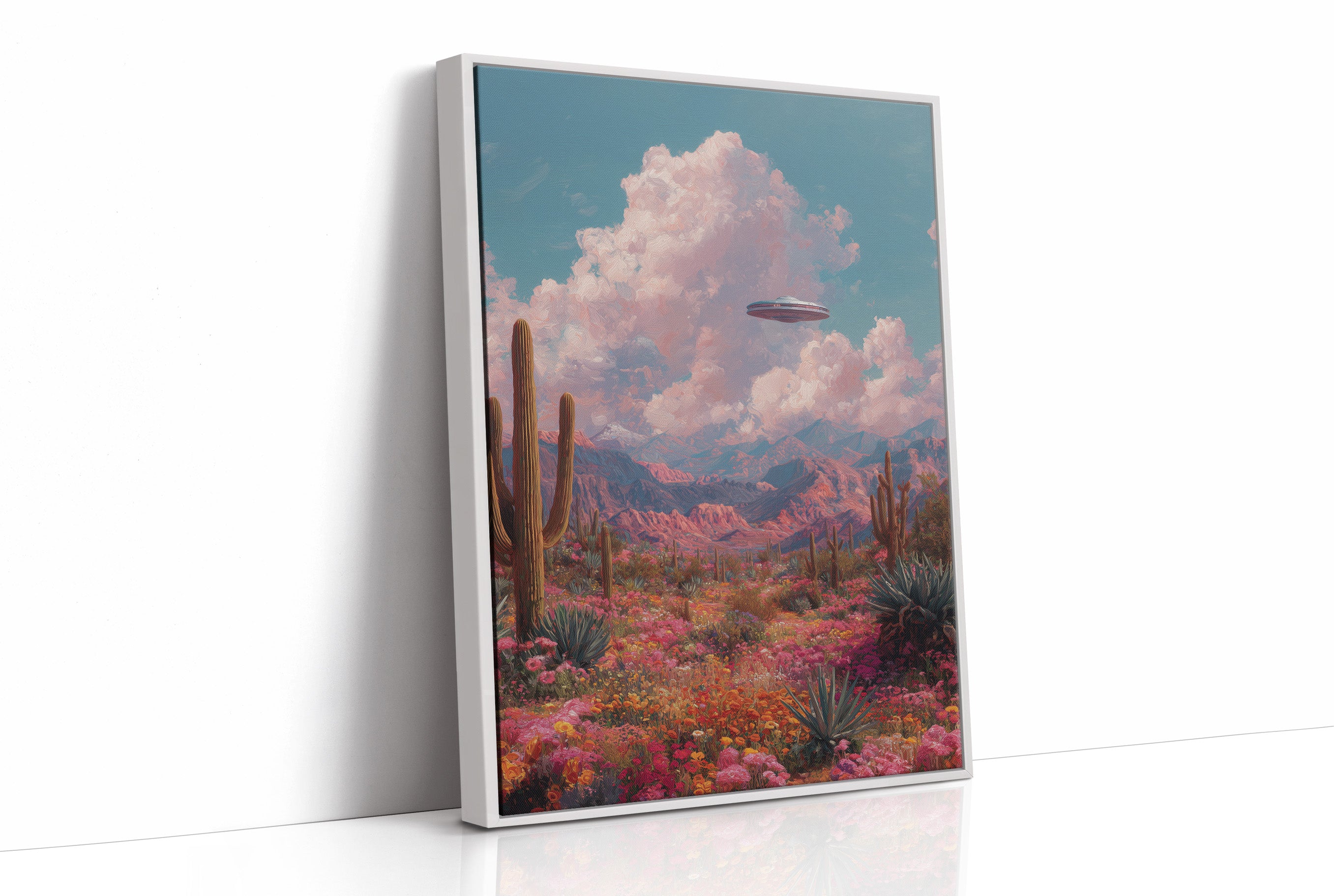 Desert Bloom Beneath Strange Skies