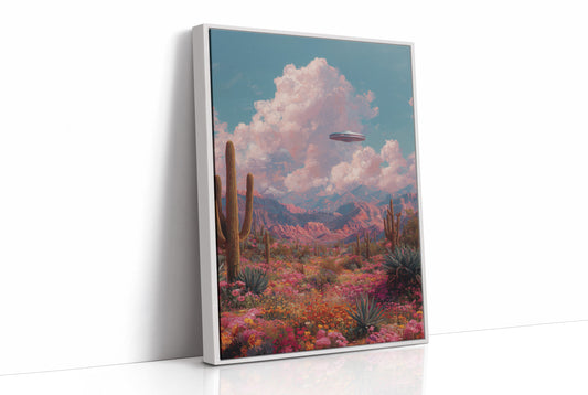 Desert Bloom Beneath Strange Skies