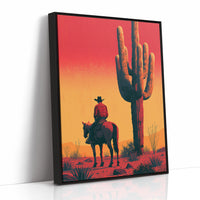 Cowboy's Watch: Desert Sunset Standoff
