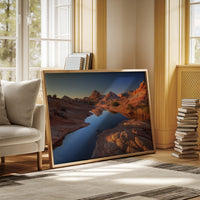 Red Rocks Mirror Desert Dawn