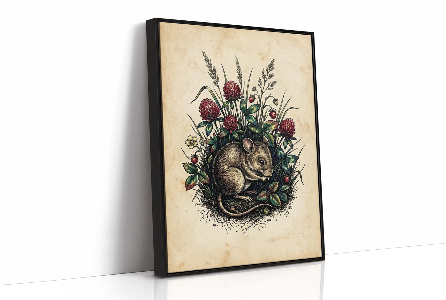 Field Mouse and Wild Clover