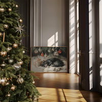 Silent Night Under Christmas Ornaments