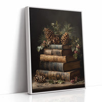 Winter Stories Rest On Leather Spines