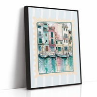 Harbor Stamp, Fishing Boats at Rest