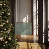Winter Antlers Paint Sage Stories