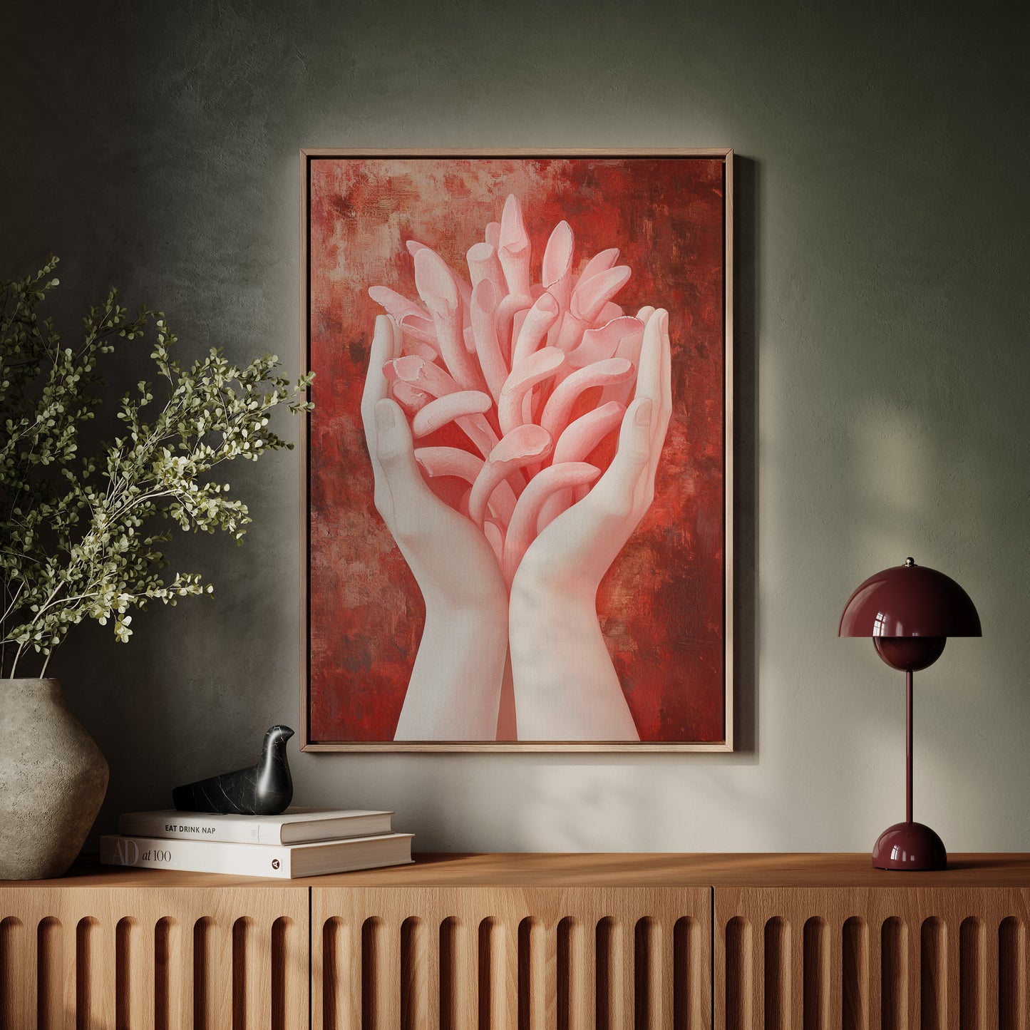 Tender Petals Rise From Open Palms