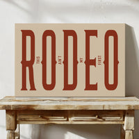 This Ain’t My First Rodeo Red Poster
