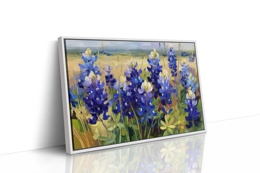 Bluebonnets Dance Under Prairie Light