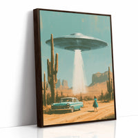 Vintage Car Desert Abduction