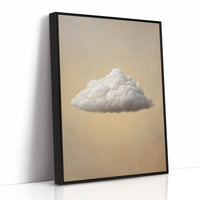 Solitary Cloud Finds Library Peace