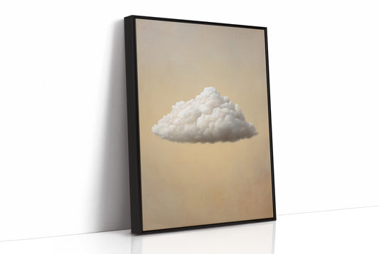 Solitary Cloud Finds Library Peace