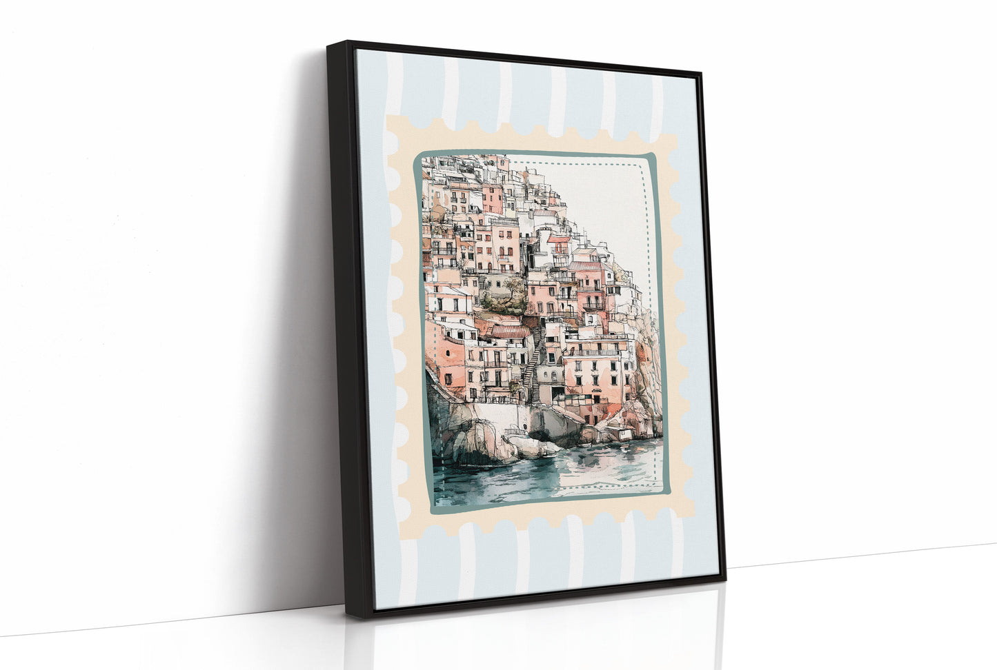 Cliffside Village Stamp