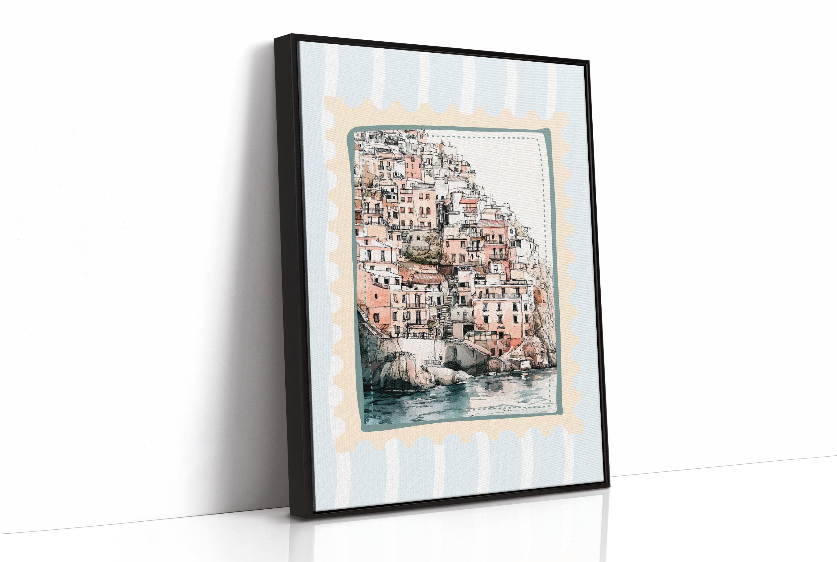 Cliffside Village Stamp