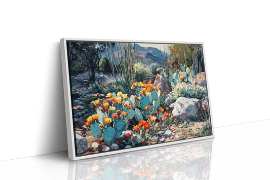 Prickly Pears Dance With Mountain Light