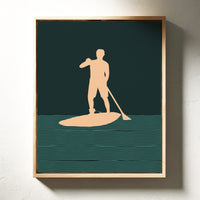 Paddle Through Evening's Gentle Lines