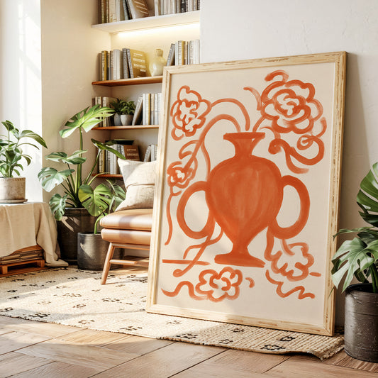 Terracotta Blooms Find Modern Grace