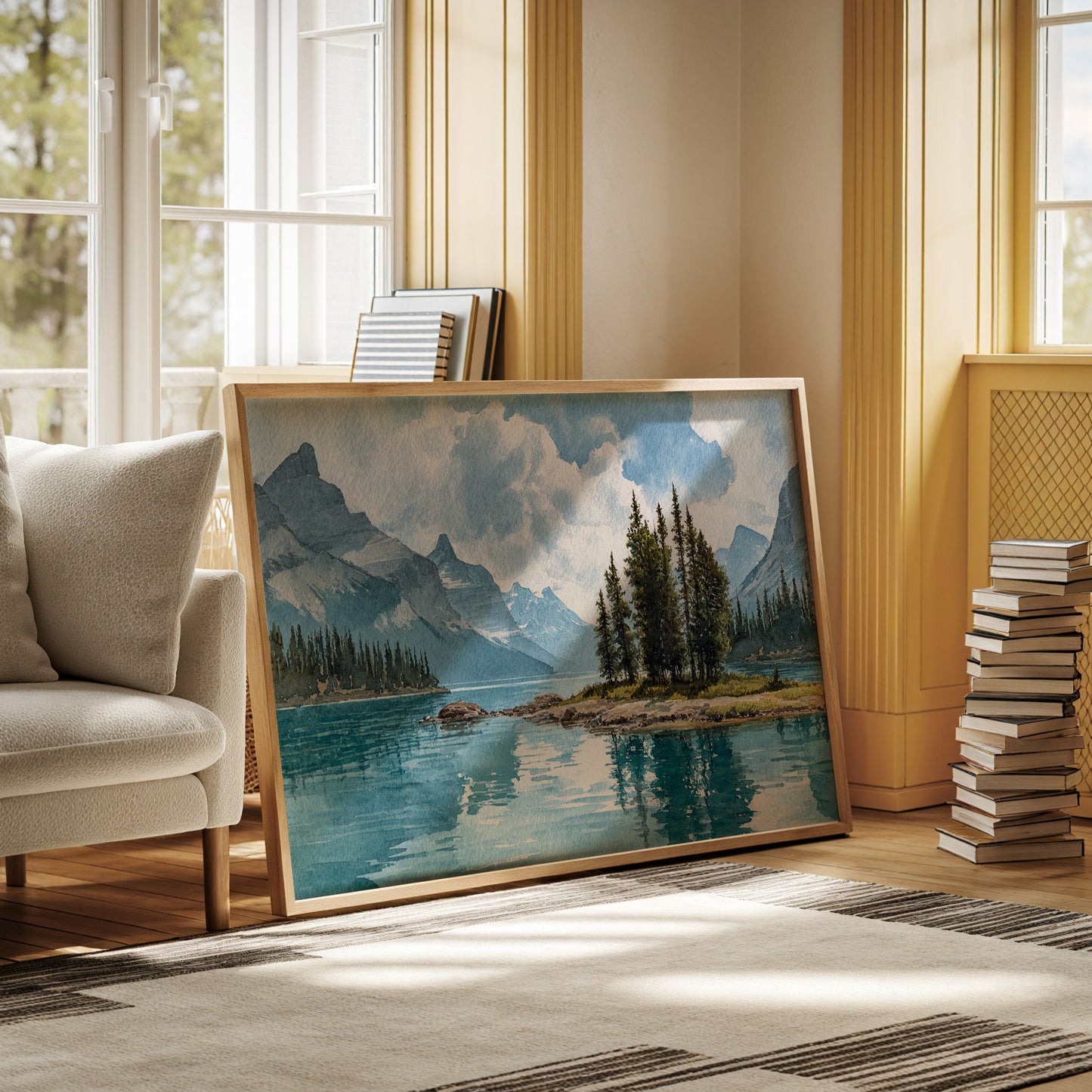 Alpine Waters Mirror Mountain Dreams