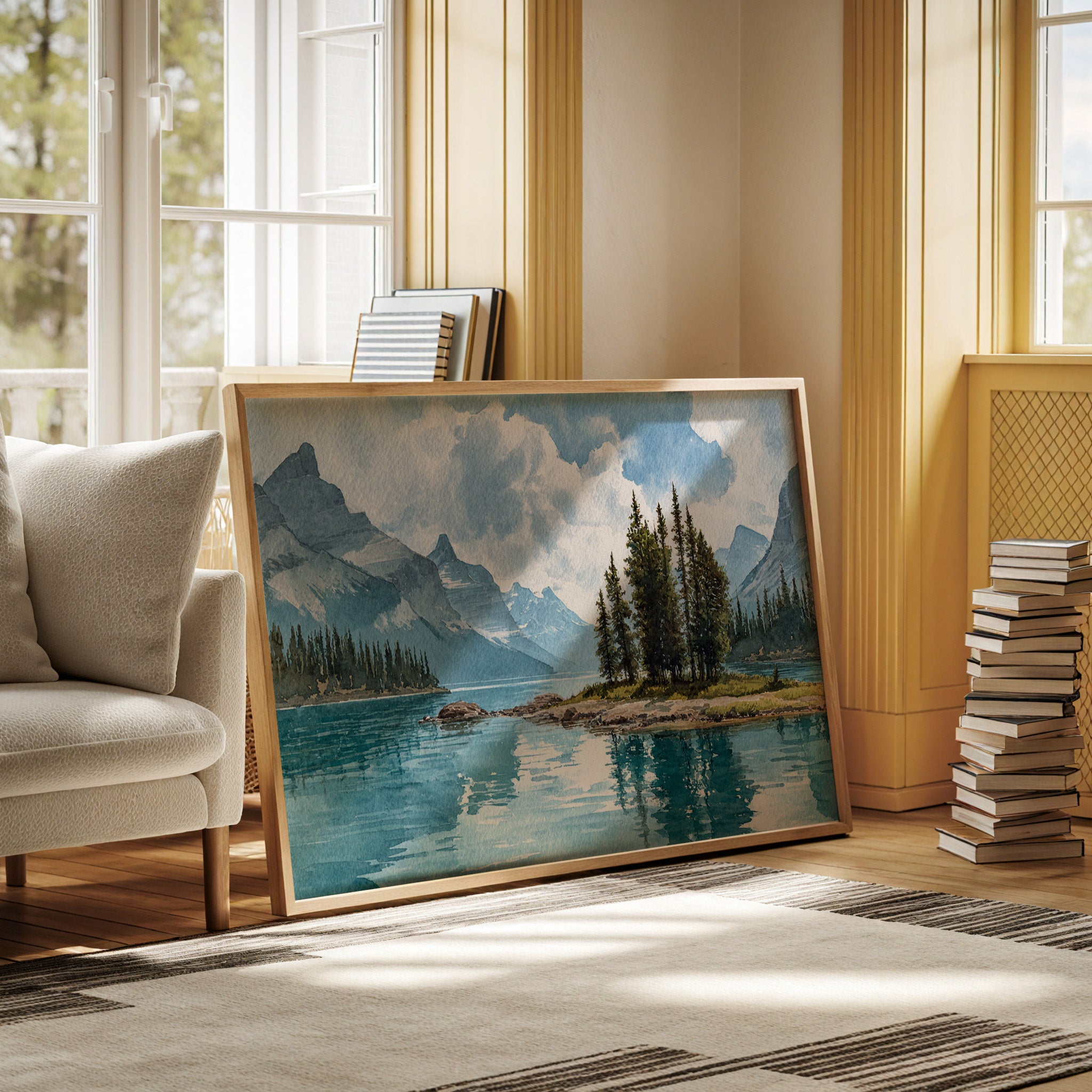 Alpine Waters Mirror Mountain Dreams