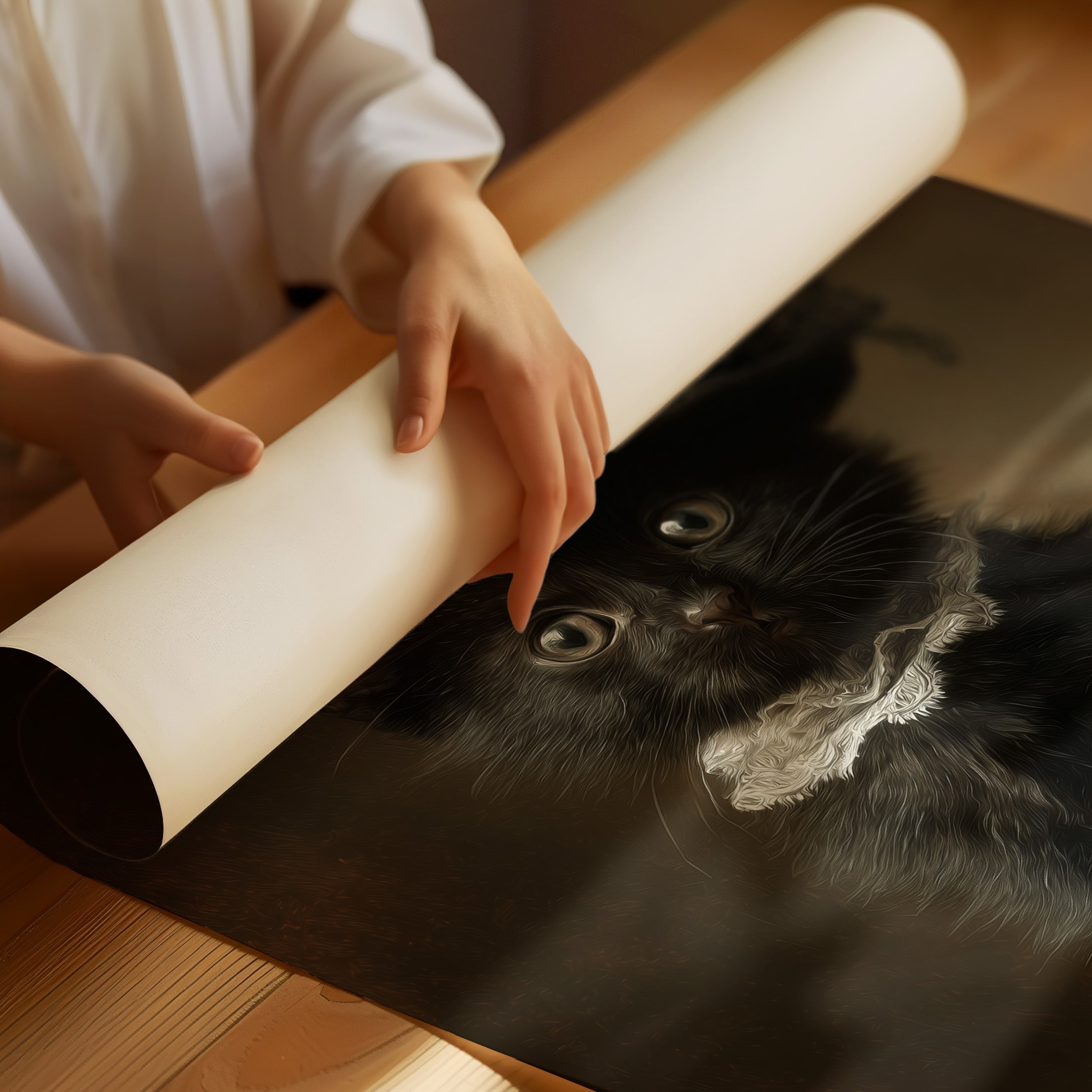 Victorian Feline In Top Hat