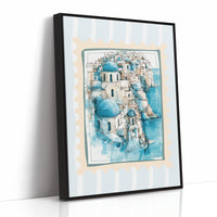 Santorini Blue, Sketched in Stamp