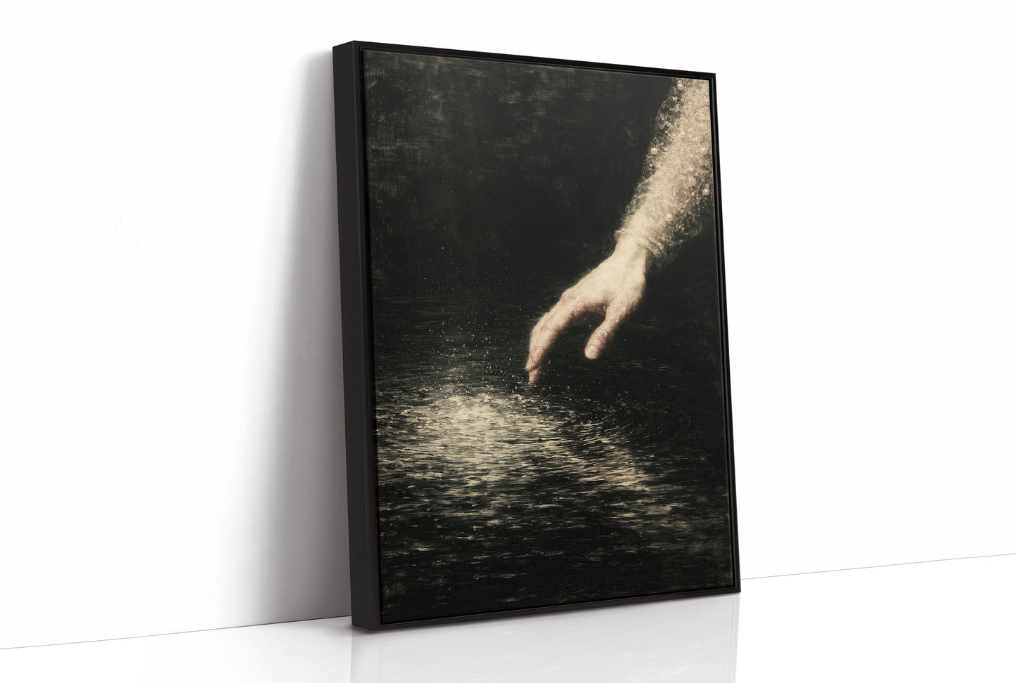 Fingertip and Moonlit Water: A Renaissance Study
