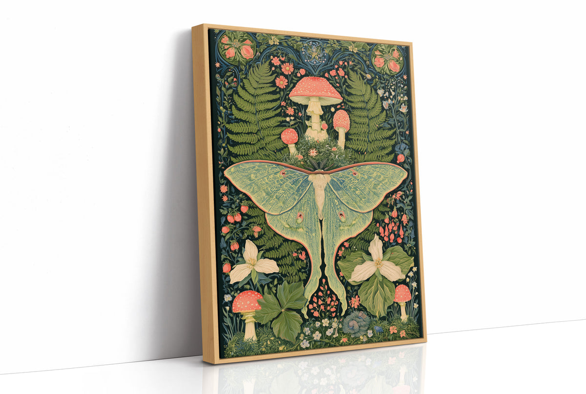 Luna Moth's Mushroom Court