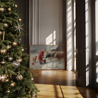 Winter Barn Brings Christmas To Cows