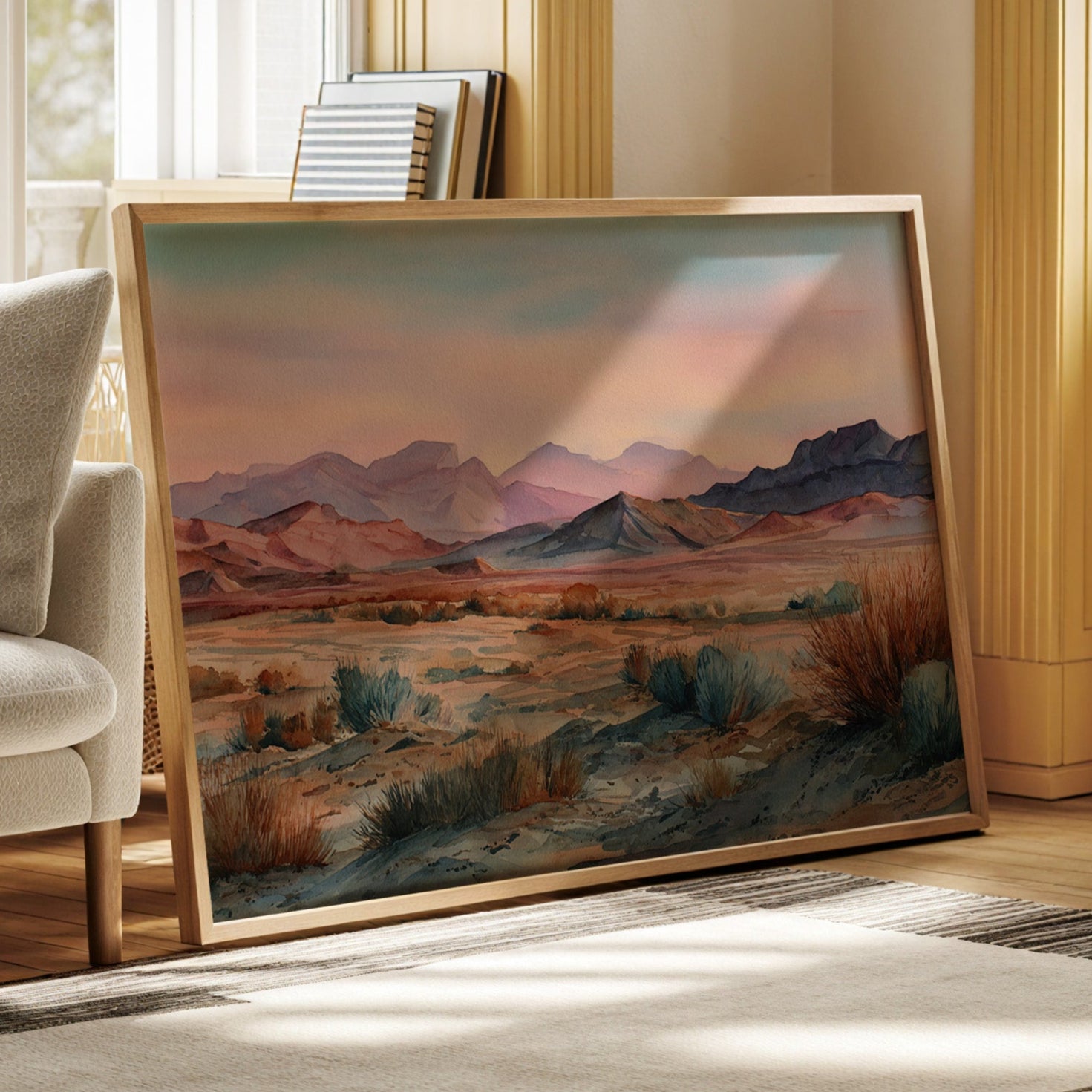 Dawn Paints The Desert's Wild Heart