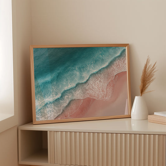 Tides Crafting Their Own Canvas