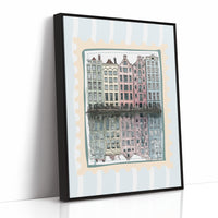 Amsterdam Gables, Stamped in Pastel