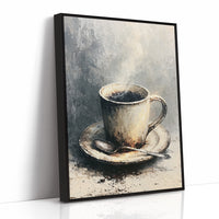 Morning Steam: A Coffee Cup Still Life