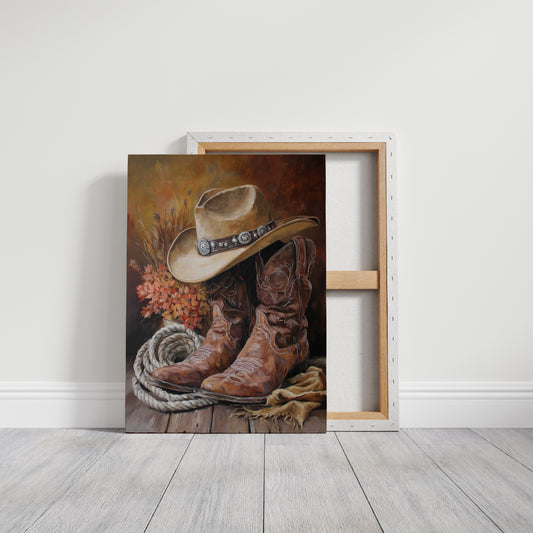 Weathered Boots Tell Ranch Stories