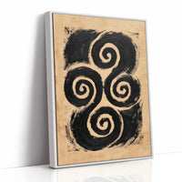 Bold Spiral Harmony Abstract