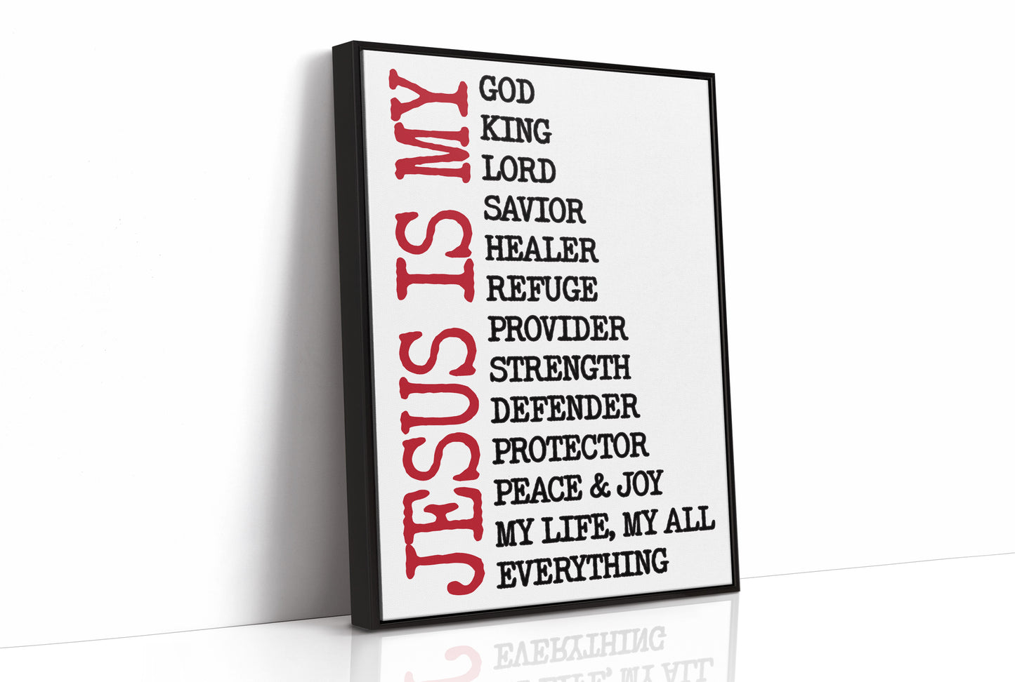 Faith Spelled In Bold Truth