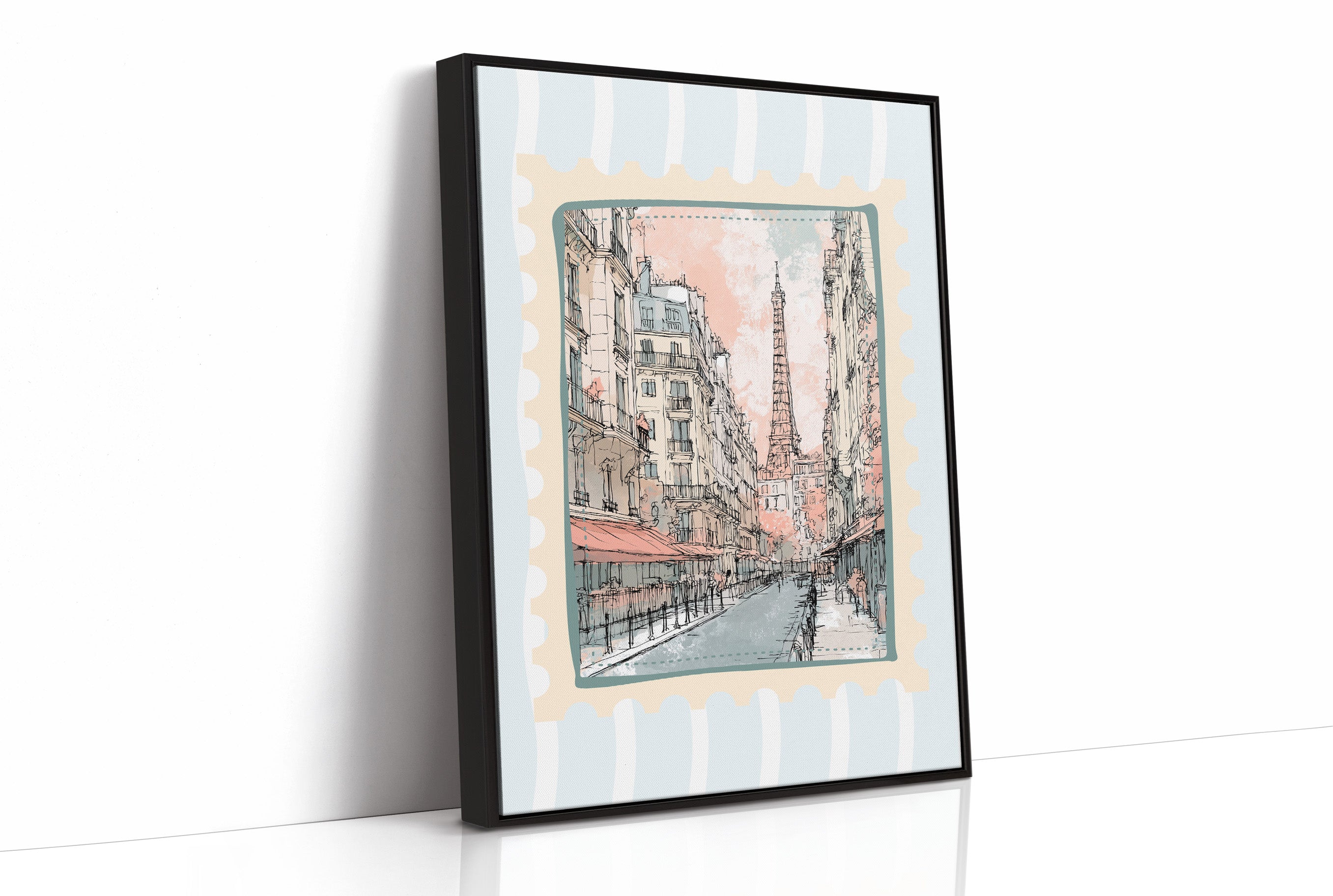 A Paris Street, Stamped