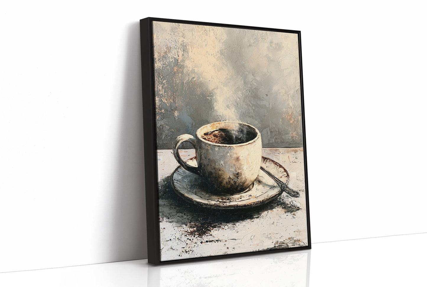 Weathered Brew: A Rustic Coffee Still Life