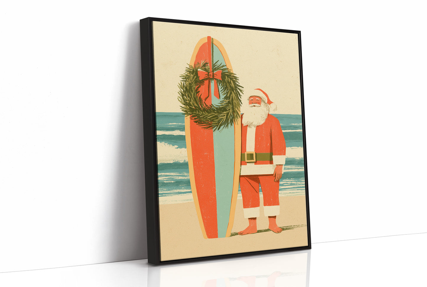 Beach Santa Skips the Sleigh