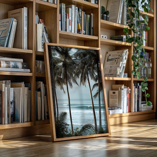 Tides Dance Beneath Tall Palms