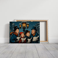 Carolers Hitting the High Note, Barely